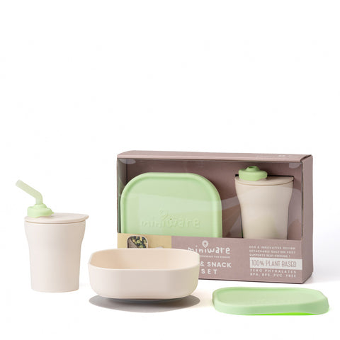 Sip & Snack- Suction Bowl With Sippy Cup Feeding Set